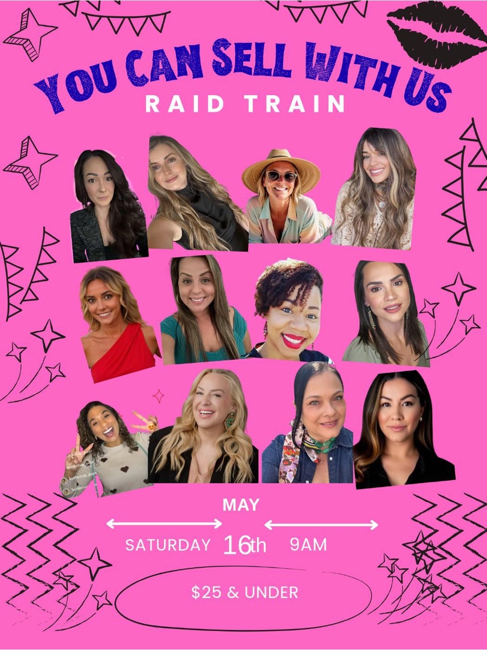 5/16 RAID TRAIN LISTING YOU CAN SELL WITH US